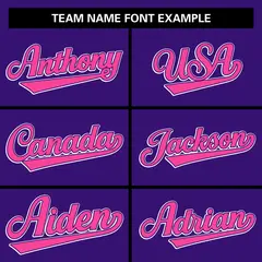 Purple Pink-White Color Block Varsity Baseball Jacket 5