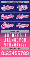Purple Pink-White Gradient Stripe Fashion Baseball Jersey 3