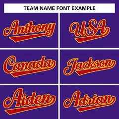 Purple Red-Gold Classic Varsity Full-Snap Letterman Jacket 3