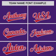 Purple Red L Pattern Raglan Sleeves Varsity Letterman Jacket 3