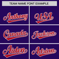 Purple Red Raglan Lace-Up Neck Hockey Hoodie Jersey 3