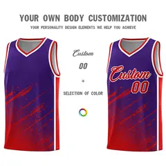 Purple Red Splash Basketball Kit for Practice 3