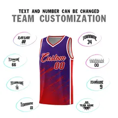 Purple Red Splash Basketball Kit for Practice 4