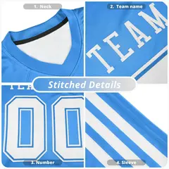Purple Red Star Gradient Flag Football Jersey 6