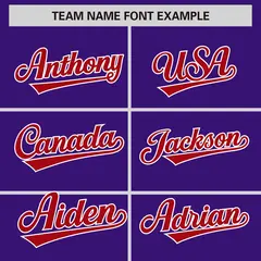 Purple Red-White Color Block Varsity Letterman Jacket 3