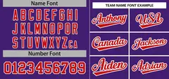 Purple Red-White Stripe Raglan Baseball Jersey 3