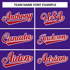 Purple Red-White Varsity Full-Snap Letterman Jacket 5