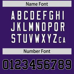 Purple Shoulder Cut Two-Tone Authentic Football Jersey 4