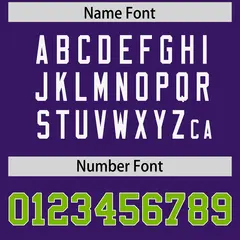 Purple Shoulder Cut Two-Tone Authentic Football Jersey 4