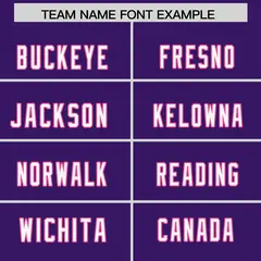 Purple Shoulder Cut Two-Tone Authentic Football Jersey 3