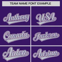 Purple Silver-Cream Raglan Sleeves Camo Varsity Full-Snap Letterman Jacket 5
