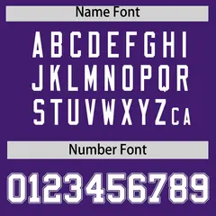 Purple Silver Flame Outline Side Pattern Baseball Jersey 4