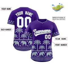 Purple Silver Graffiti Pattern Bossinia Baseball Jersey 2