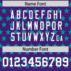 Purple Teal American Flag Graffiti Baseball Jersey 4