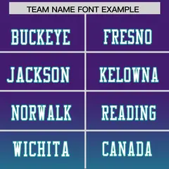 Purple Teal Gradient Fashion Authentic Football Jersey 3