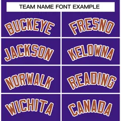Purple Texas Orange-White Raglan Varsity Full-Snap Letterman Jacket 3