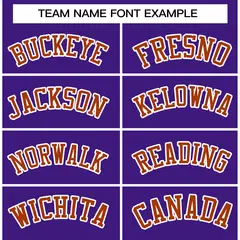 Purple Texas Orange-White Raglan Varsity Full-Snap Letterman Jacket 5