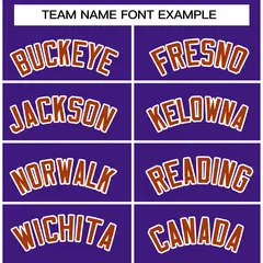 Purple Texas Orange-White Raglan Varsity Full-Snap Letterman Jacket 5
