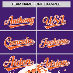 Purple Wave Graffiti Baseball Jersey 3