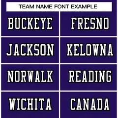 Purple White-Black Classic Style Authentic Football Jersey 3