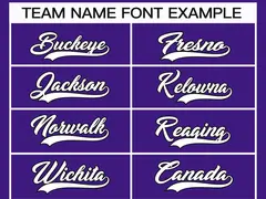 Purple White-Black Classic Style Hockey Jersey 3