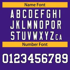 Purple White-Black Classic Style Hockey Jersey 4