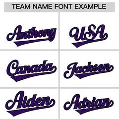 Purple White Black Short Sleeve Full-Snap Varsity Jacket 5