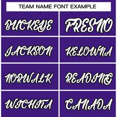 Purple White-Black Varsity Full-Snap Letterman Jacket 3