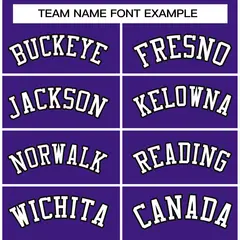 Purple White-Black Varsity Full-Snap Letterman Jacket 3