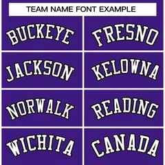 Purple White-Black Varsity Full-Snap Letterman Jacket 5
