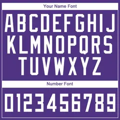 Purple White Classic Basketball Jersey 4