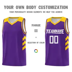 Purple White Classic Sets Sports Uniform Basketball Jersey 3