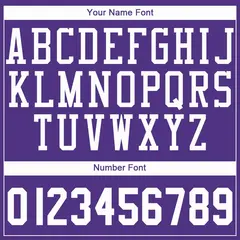 Purple White Classic Sport Game Basketball Jersey 3