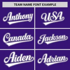 Purple White Color Block Raglan Varsity Letterman Jacket 3