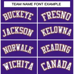 Purple White-Gold Classic Varsity Full-Snap Letterman Jacket 5