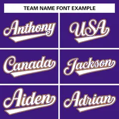 Purple White-Gold Classic Varsity Full-Snap Letterman Jacket 5