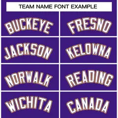 Purple White-Gold Classic Varsity Full-Snap Letterman Jacket 5
