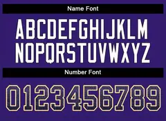 Purple White-Gold Drift Mesh Football Jersey 3