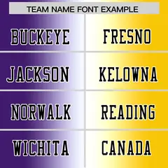 Purple White-Gold Gradient Fashion Authentic Football Jersey 3
