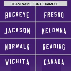 Purple White Gradient Vertical Stripe Football Jersey 3