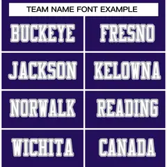 Purple White-Gray Classic Style Authentic Football Jersey 3