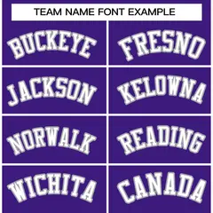 Purple White-Gray Classic Varsity Full-Snap Letterman Jacket 3