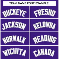Purple White-Gray Raglan Varsity Full-Snap Letterman Jacket 3