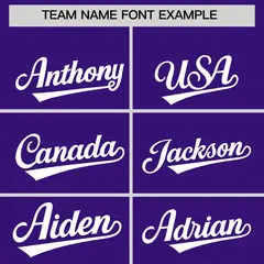 Purple White K-Ribbon Raglan Full-Snap Color Block Letterman Jacket 3