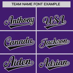 Purple White Lapel Gradient Fashion Baseball Jersey 3