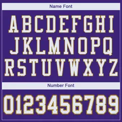 Purple White-Old Gold Classic Style Mesh Football Jersey 3
