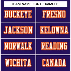 Purple White-Orange Classic Style Authentic Football Jersey 3
