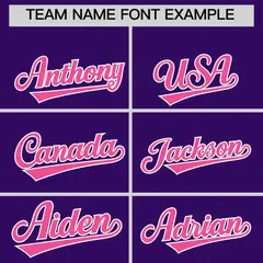 Purple White Pink Full-Snap Short Sleeve Varsity Jacket 5