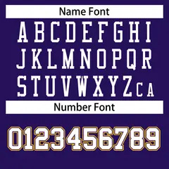 Purple White-Purple Classic Authentic Football Jersey 4