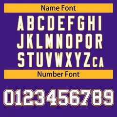 Purple White Purple-Gold Classic Style Hockey Jersey 4